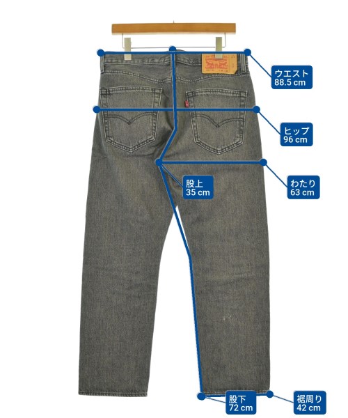 Levi's（リーバイス）デニムパンツ グレー サイズ:32(L位) メンズ/2200640517052