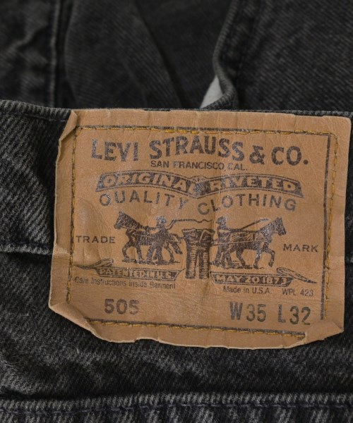 Levi's（リーバイス）デニムパンツ 黒 サイズ:35(XL位) メンズ/2200648971092