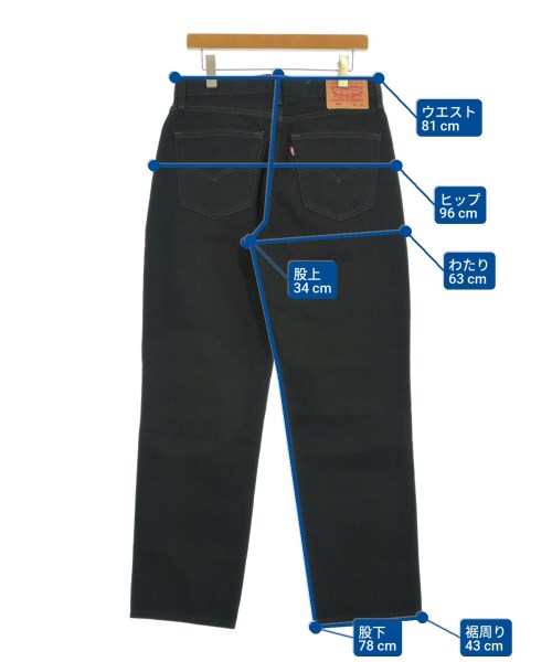 Levi's（リーバイス）デニムパンツ 黒 サイズ:33(L位) メンズ/2200645535389