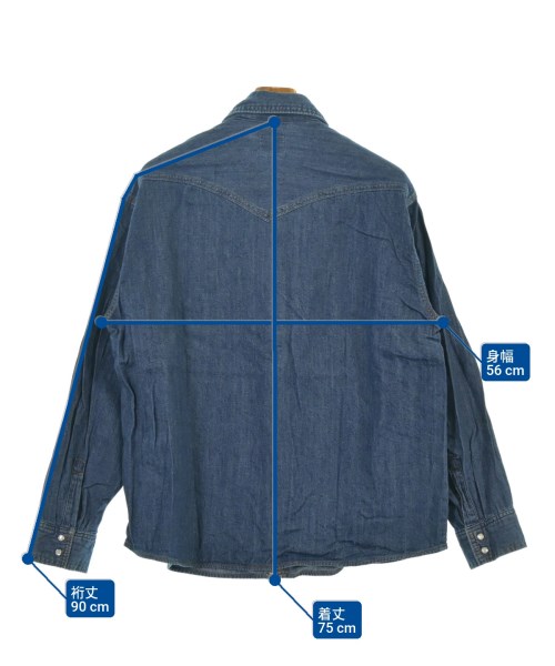 Levi's（リーバイス）カジュアルシャツ 青 サイズ:M レディース/2200647092057