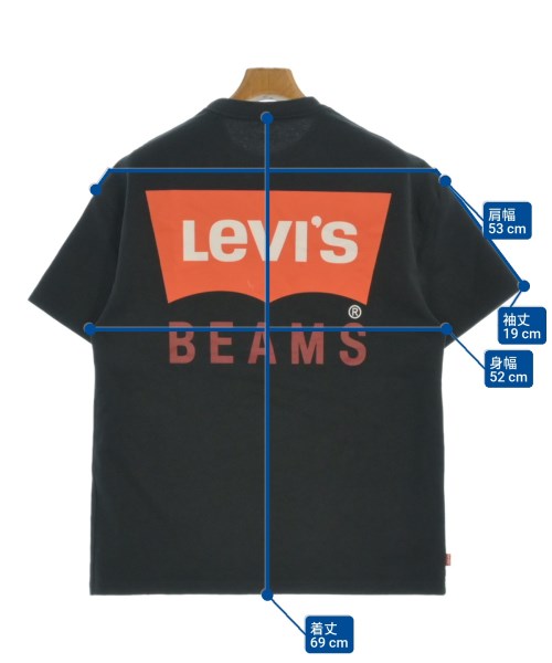 Levi's（リーバイス）Tシャツ・カットソー 黒 サイズ:S メンズ/2200653981017