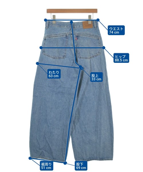 Levi's（リーバイス）デニムパンツ 青 サイズ:27(M位) レディース/2200701670153