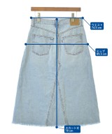 Levi's（リーバイス）ロング・マキシ丈スカート 青 サイズ:26(M位) レディース/2200702298042