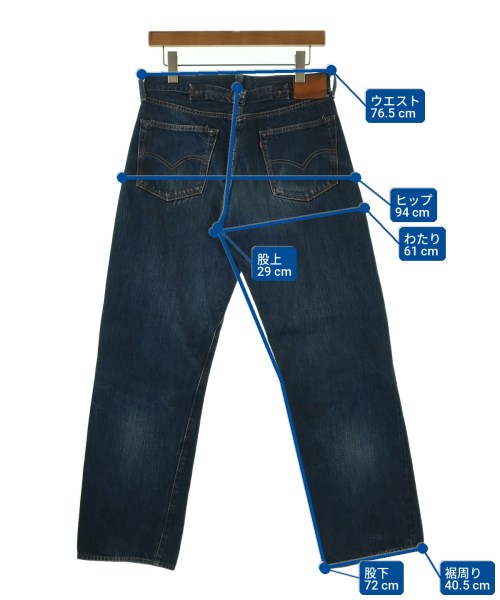 Levi's（リーバイス）デニムパンツ 青 サイズ:34(XL位) メンズ/2200701656430