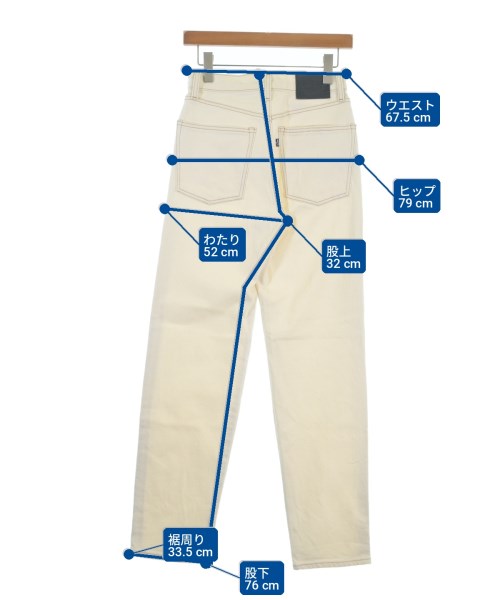 Levi's（リーバイス）デニムパンツ 白 サイズ:26(M位) レディース/2200697262080