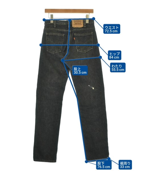 Levi's（リーバイス）デニムパンツ 黒 サイズ:29(S位) メンズ/2200701631024