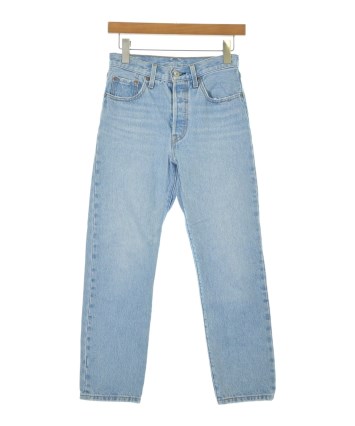 楽一番公式アカウント07　Levi's スタジャン Mサイズ 青/クリーム Levi's（リーバイス）デニムパンツ 青 サイズ:24(S位) レディース