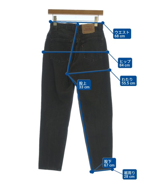 Levi's（リーバイス）デニムパンツ 黒 サイズ:-(M位) レディース/2200703475053