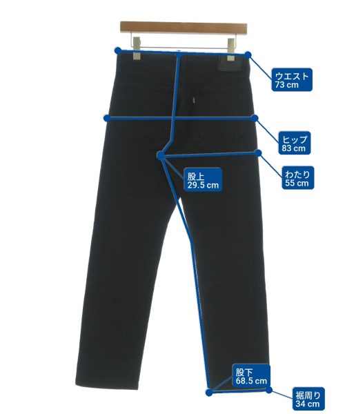 Levi's（リーバイス）デニムパンツ 黒 サイズ:27(M位) レディース/2200703475077