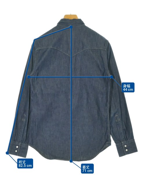 Levi's（リーバイス）カジュアルシャツ 紺 サイズ:XS メンズ/2200706606065