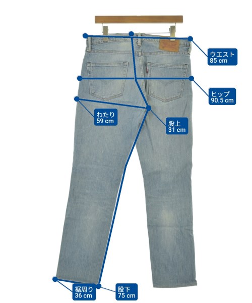 Levi's（リーバイス）デニムパンツ 青 サイズ:34(XL位) メンズ/2200703451026