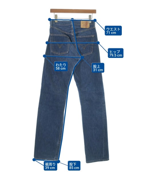 Levi's（リーバイス）デニムパンツ 青 サイズ:29(S位) メンズ/2200708025017
