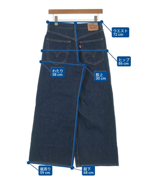 Levi's（リーバイス）デニムパンツ 紺 サイズ:26(M位) レディース/2200702174056
