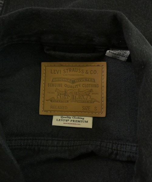Levi's（リーバイス）デニムジャケット 黒 サイズ:S メンズ/2200703120014