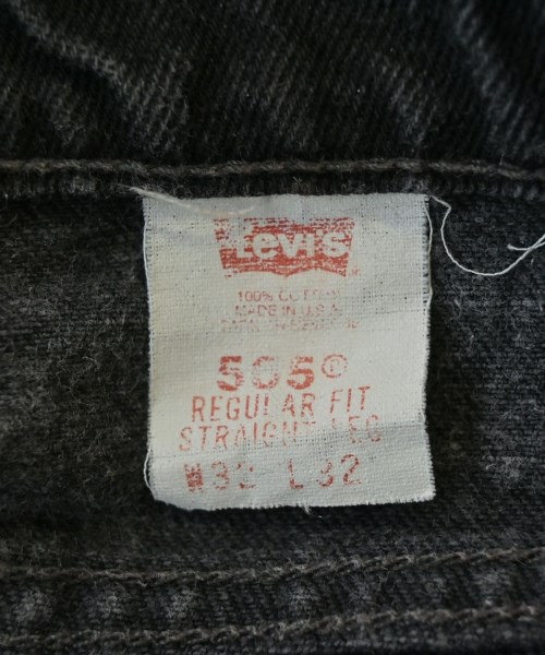 Levi's（リーバイス）デニムパンツ 黒 サイズ:32(L位) メンズ/2200703120052