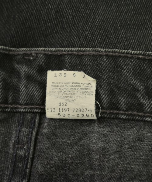 Levi's（リーバイス）デニムパンツ 黒 サイズ:32(L位) メンズ/2200705656276