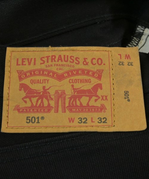 Levi's（リーバイス）デニムパンツ 黒 サイズ:32(L位) メンズ/2200709383017