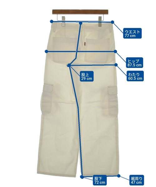 Levi's（リーバイス）カーゴパンツ 白 サイズ:26(M位) レディース/2200707600130
