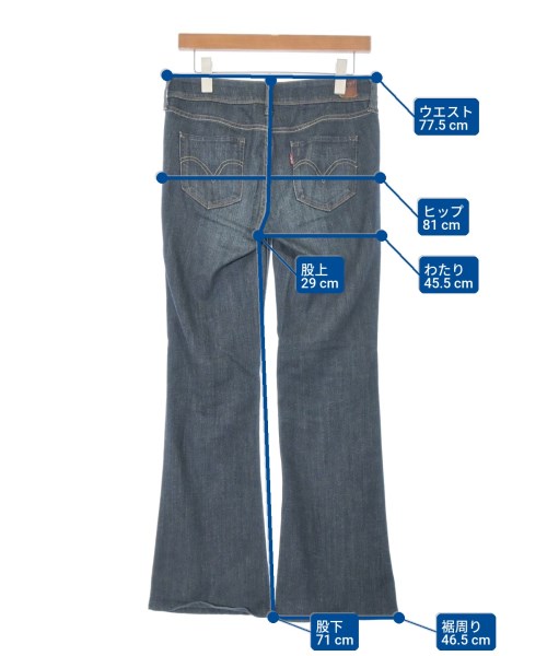 Levi's（リーバイス）デニムパンツ 紺 サイズ:28(L位) レディース/2200663017034