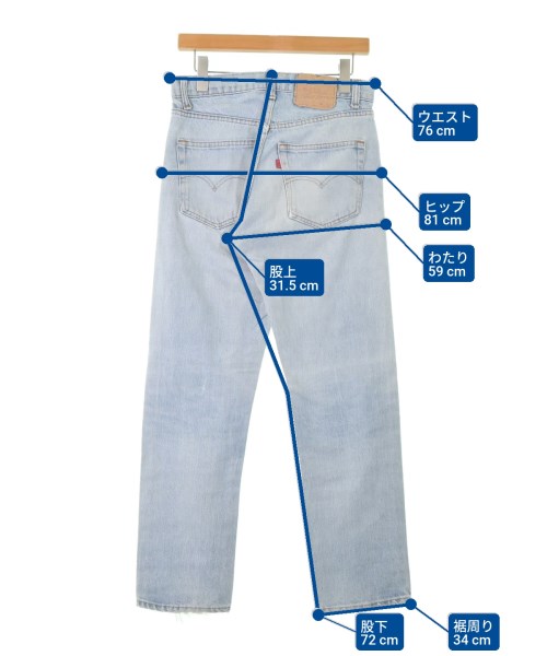Levi's（リーバイス）デニムパンツ 青 サイズ:-(S位) メンズ/2200664743147