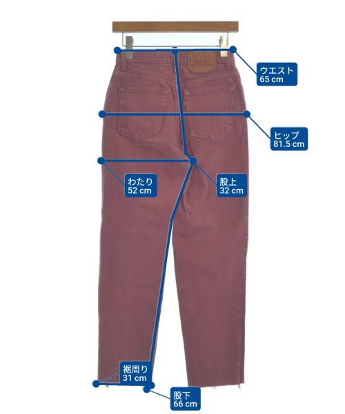 Levi's（リーバイス）デニムパンツ ピンク サイズ:M レディース/2200664997106