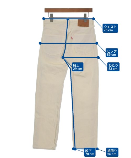 Levi's（リーバイス）デニムパンツ 白 サイズ:28(S位) メンズ/2200666633484