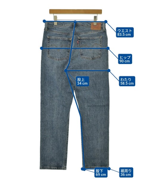 Levi's（リーバイス）デニムパンツ 青 サイズ:31(XL位) レディース/2200669239041