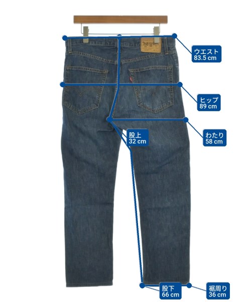 Levi's（リーバイス）デニムパンツ 青 サイズ:32(L位) メンズ/2200670760138