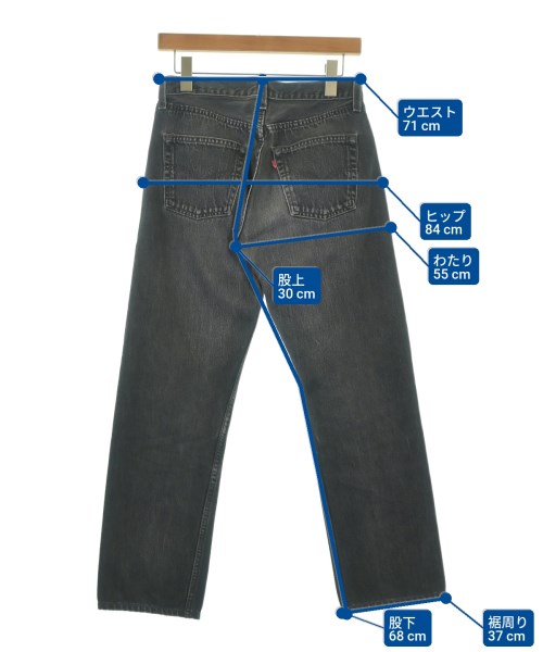 Levi's（リーバイス）デニムパンツ 黒 サイズ:29(S位) メンズ/2200671638054