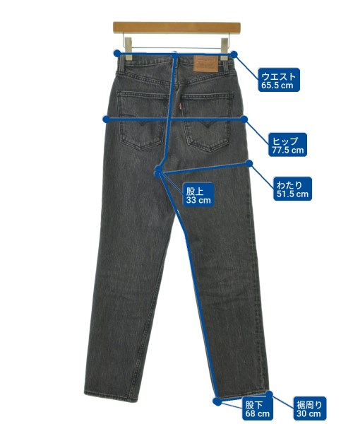 Levi's（リーバイス）デニムパンツ 黒 サイズ:24(S位) レディース/2200724576050