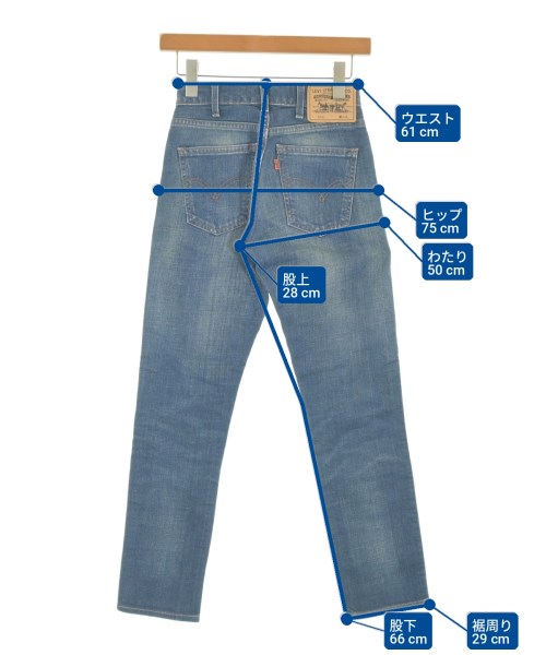 Levi's（リーバイス）デニムパンツ 青 サイズ:24(S位) レディース/2200727187031