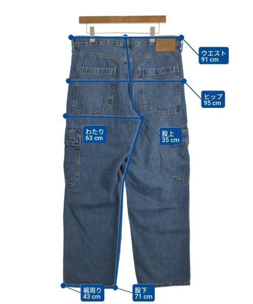 Levi's（リーバイス）デニムパンツ 青 サイズ:34(XL位) メンズ/2200723742036