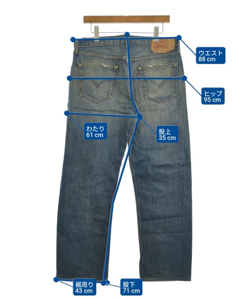 Levi's（リーバイス）デニムパンツ 紺 サイズ:34(L位) メンズ/2200730778042
