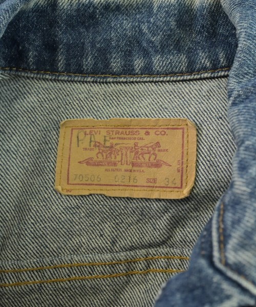Levi's（リーバイス）デニムジャケット 紺 サイズ:34(S位) メンズ/2200731396016