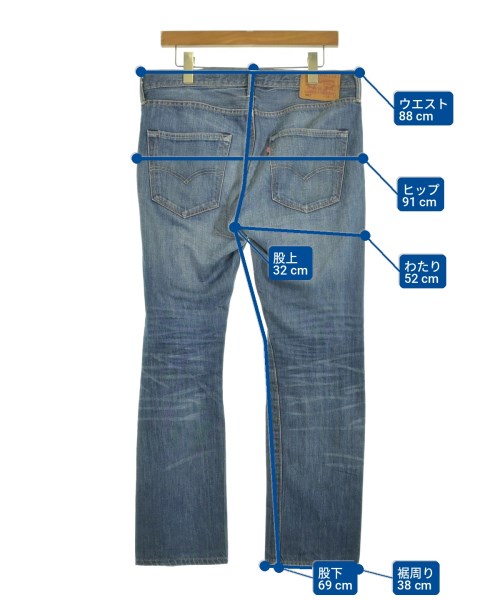 Levi's（リーバイス）デニムパンツ 青 サイズ:32(L位) メンズ/2200725572068