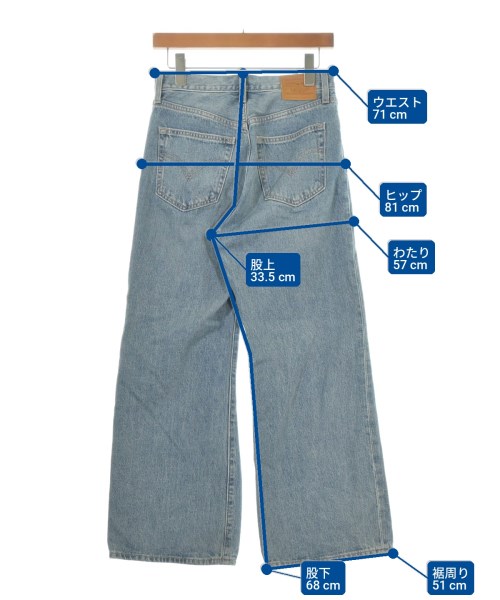 Levi's（リーバイス）デニムパンツ 青 サイズ:26(M位) レディース/2200730741121