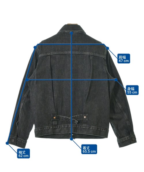 Levi's（リーバイス）デニムジャケット 黒 サイズ:S メンズ/2200735647312