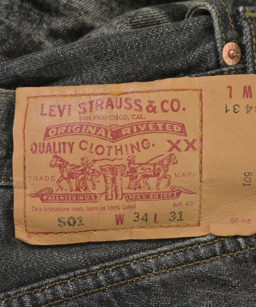 Levi's（リーバイス）デニムパンツ 黒 サイズ:34(XL位) メンズ/2200719282034