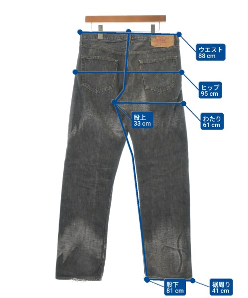 Levi's（リーバイス）デニムパンツ 黒 サイズ:34(XL位) メンズ/2200719282034