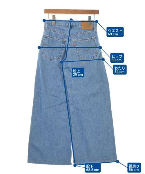 Levi's（リーバイス）デニムパンツ 青 サイズ:24(S位) レディース/2200714238104