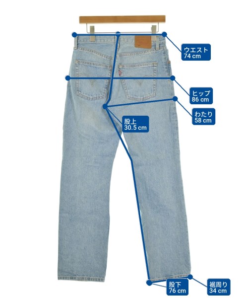 Levi's（リーバイス）デニムパンツ 青 サイズ:26(M位) レディース/2200715340035
