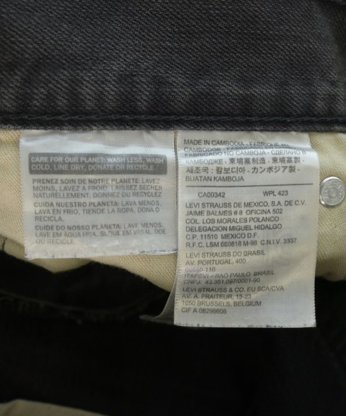 Levi's（リーバイス）デニムパンツ 黒 サイズ:30(M位) メンズ/2200721406176