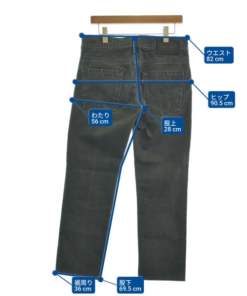 Levi's（リーバイス）デニムパンツ グレー サイズ:32(L位) メンズ/2200718674045