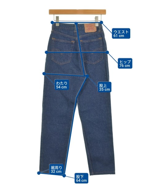 Levi's（リーバイス）デニムパンツ 紺 サイズ:29(L位) レディース/2200721650029