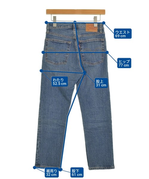Levi's（リーバイス）デニムパンツ 青 サイズ:25(S位) レディース/2200720206081