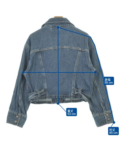 Levi's（リーバイス）デニムジャケット 紺 サイズ:S レディース/2200717438044