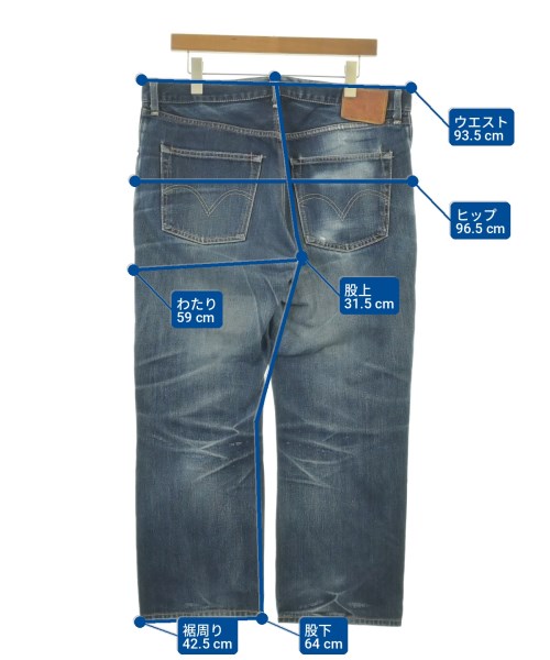 Levi's（リーバイス）デニムパンツ 紺 サイズ:36(XXL位) メンズ/2200723842019
