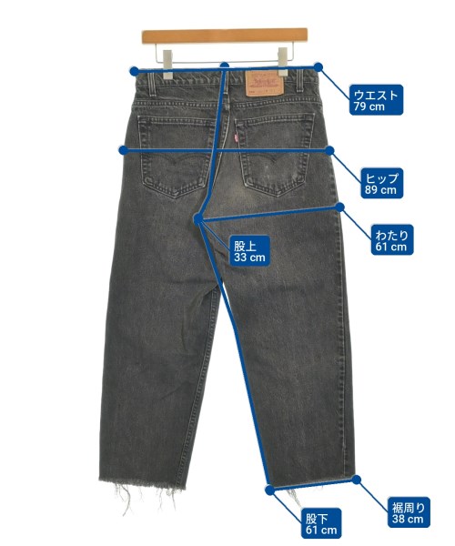 Levi's（リーバイス）デニムパンツ 黒 サイズ:32(L位) メンズ/2200723950042