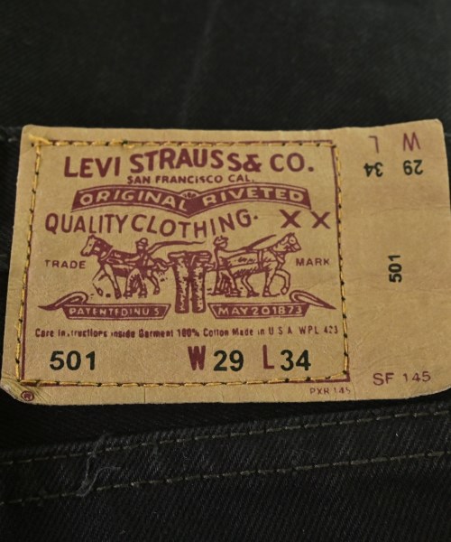 Levi's（リーバイス）デニムパンツ 黒 サイズ:29(S位) メンズ/2200721819013
