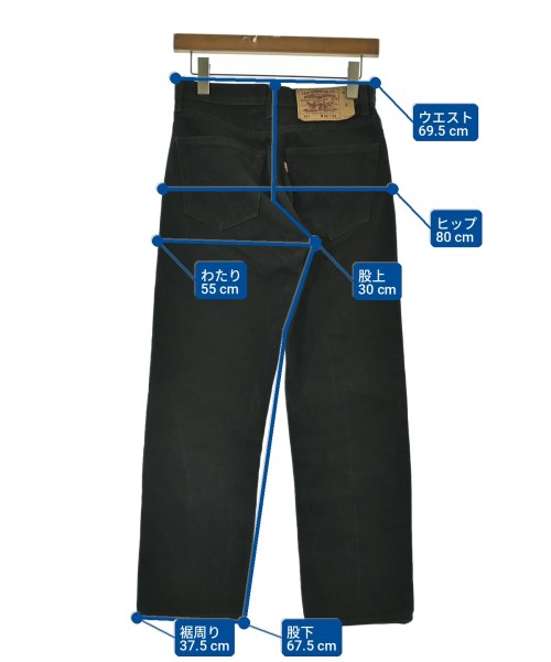 Levi's（リーバイス）デニムパンツ 黒 サイズ:29(S位) メンズ/2200721819013